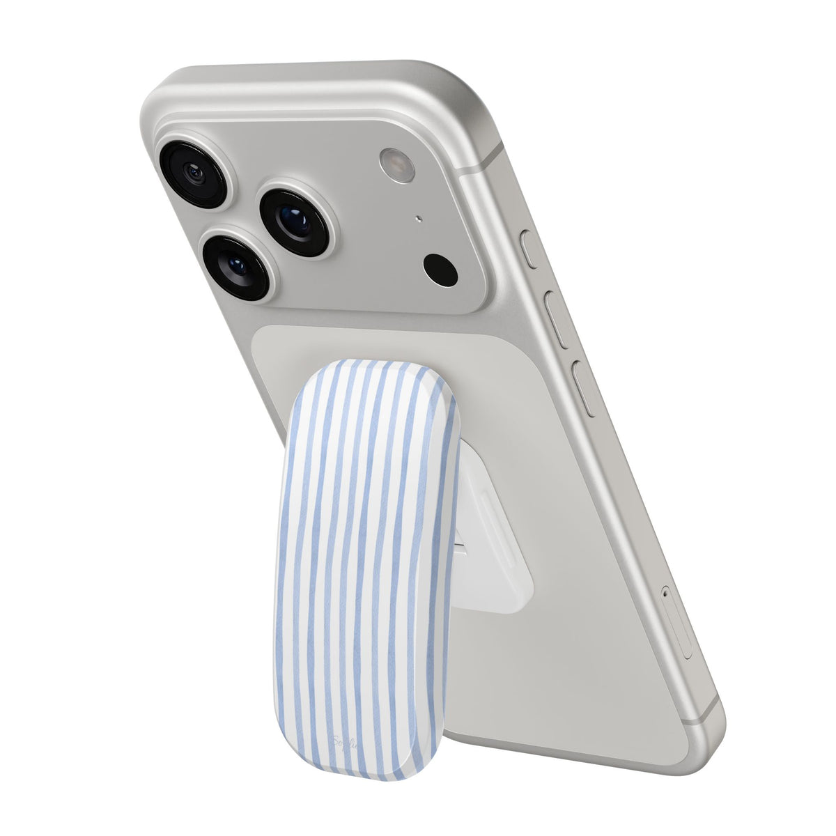 Blue stripes - Clickit Phone Stand