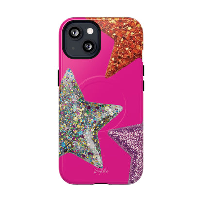 Glitter stars - Tough Magsafe Case