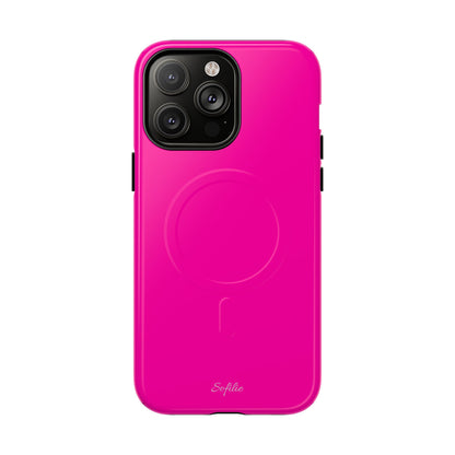 Electric Pink - Tough Magsafe Case