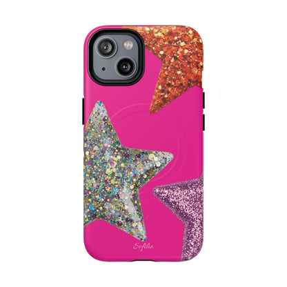 Glitter stars - Tough Magsafe Case