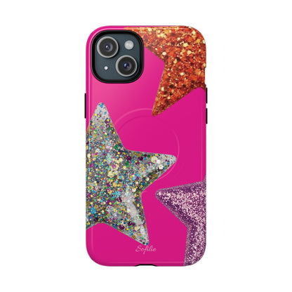 Glitter stars - Tough Magsafe Case