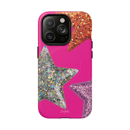 Glitter stars - Tough Magsafe Case