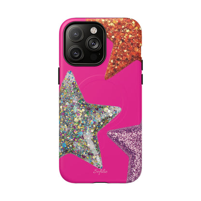 Glitter stars - Tough Magsafe Case