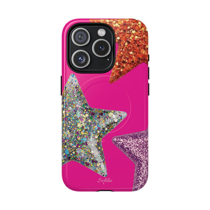 Glitter stars - Tough Magsafe Case