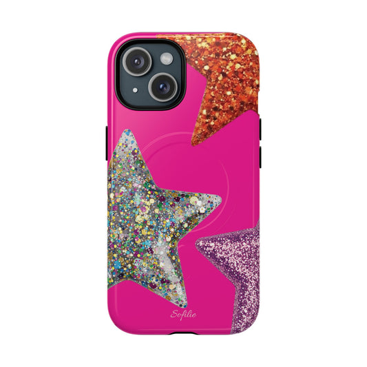 Glitter stars - Tough Magsafe Case